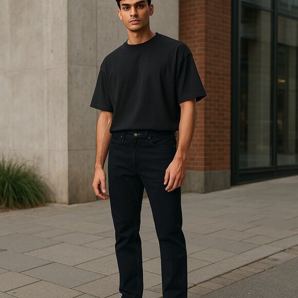 Lee Performance Series Extreme Motion MVP Black Jeans Size 44x32 - Picture 1 of 6